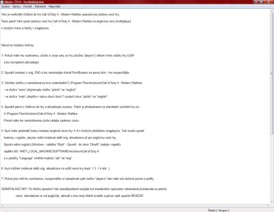 toto je screen toho návodu