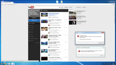 Tyto chyby mě v ničem neomezují, ale odklikávejte to skoro u všeho co uděláte