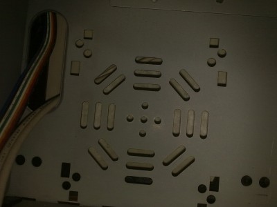 díra na fan vepředu.