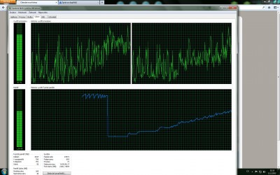 Nárůst využití fyzické paměti při otevřené pouze jedné karty v prohlížeči.