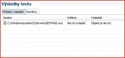 objev rootkitu