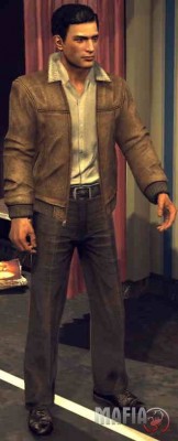 Defaultní kožená bunda.