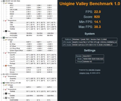 Unigine Valley Benchmark 1.0 - Stará skříň.JPG