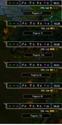 vysoký ping v League of Legends