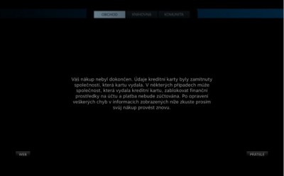 Tohle mě to vždy napíše když chci něco koupit