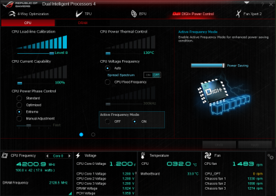 Takhle vypadá nastavení Power Saving.