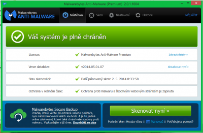 záložka nástěnka