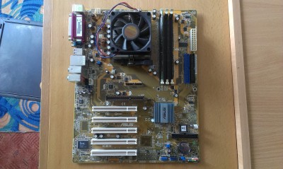 Asus K8N + AMD Sempron 2500+ + Infineon 128MB