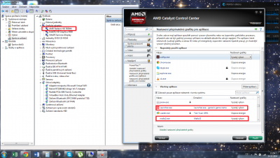 Správce zařízení + AMD Catalyst