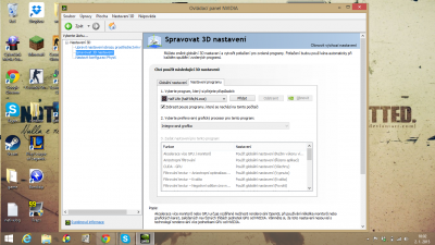 Nejde vybrat grafický procesor..