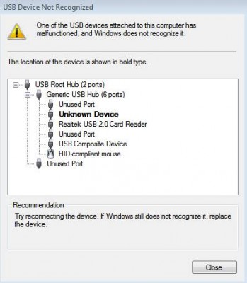 Pc identifikuje nový HW, ale instalece skončí chybou