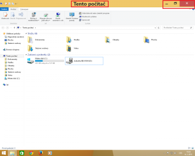 Screen průzkumníku Windows