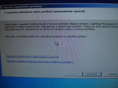 Hlaska nelze opravit