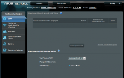 Webová adrministrace