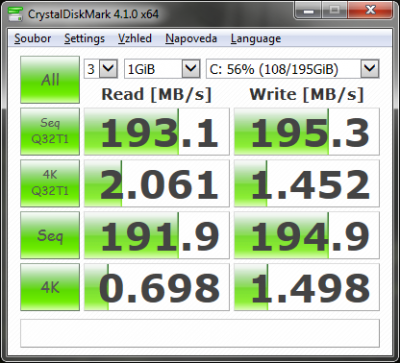 Koukám, že ondoubek vychytal ten svůj novej rychlejší :D