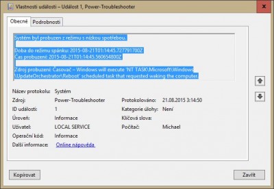 Scheduled task.JPG (55.89 KiB) Zobrazeno 1749 x naplánovaná úloha, která naposledy probudila počítač