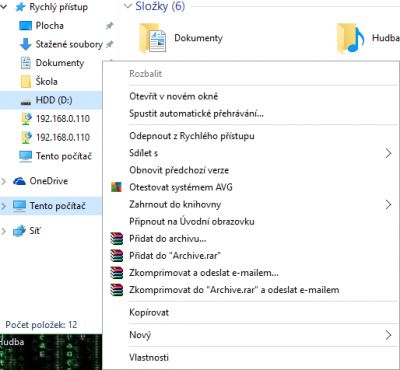 u tohoto máte normální nabídku