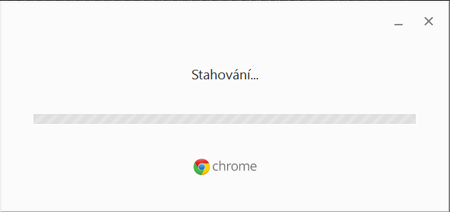 Seknutá instalace Google Chrome