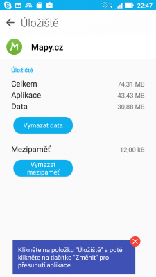 Už jsem v úložišti dle rady aplikace třetí strany a stejně nic.