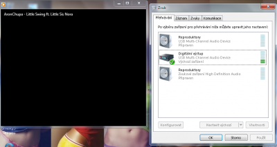 nastavení zvuku NTB