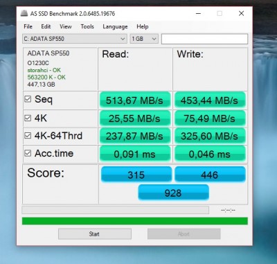 AS SSD Benchmark
