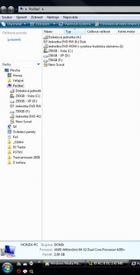 Maximalizace okna Vista