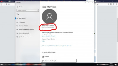 účet o kterým píši