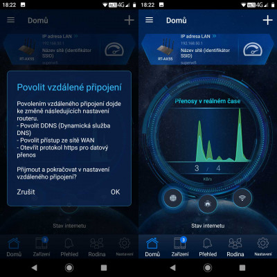 Nastavení přes mobil 3