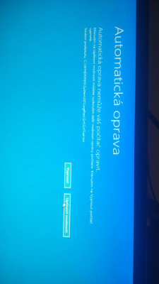 Hláška která se ukázala po obnovení biosu do továrka