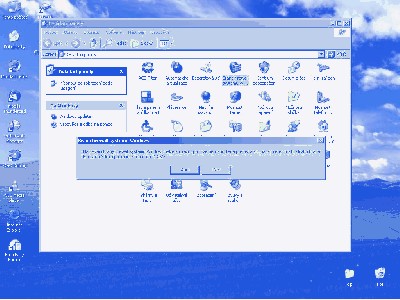 Toto se obevi kdyz v ovladacich panelech kliknu na FireWall!
