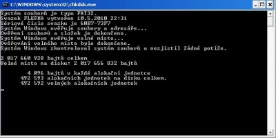 chkdsk.JPG (37.51 KiB) Zobrazeno 1085 x chkdsk h:/r bez chyb